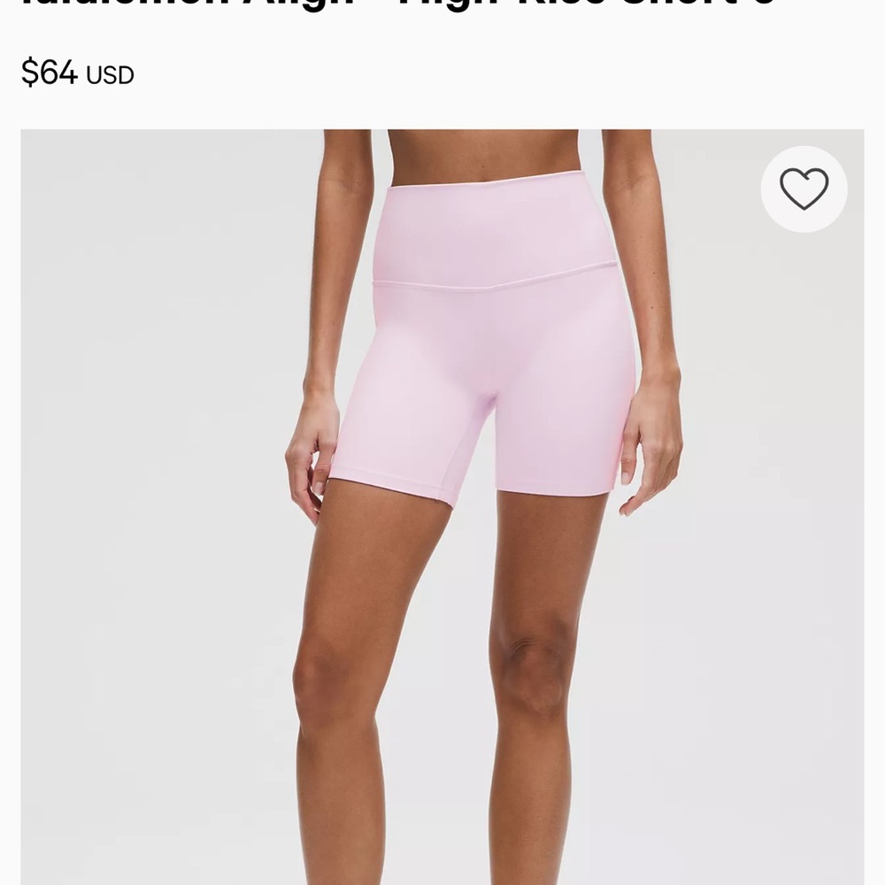 lululemon Align™ High-Rise Short 6"